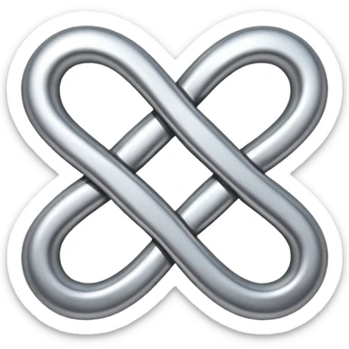infinity symbol sticker