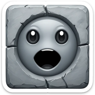 Ortası delik yamuk kare sticker