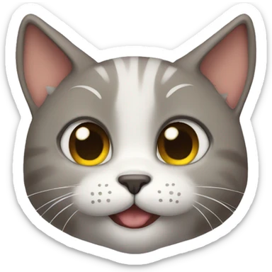 Un gato con alas sticker