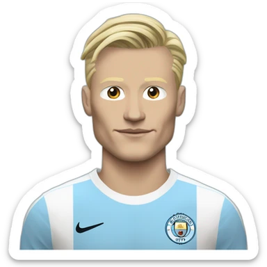 Erling Haaland man city sticker