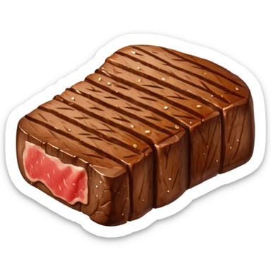 a juicy steak sticker