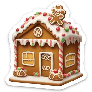 Gingerbread bakery sticker