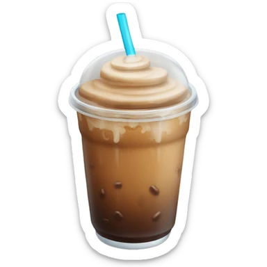 Iced coffee sticker