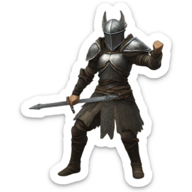 Dancer of the boreal valley from dark souls sticker