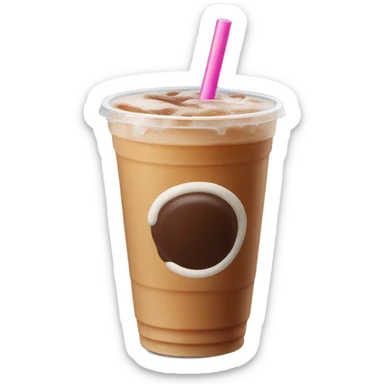 Dunkin’ Donuts iced coffee sticker