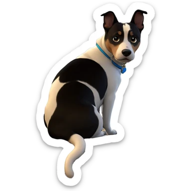 quiet moments with a pet sticker