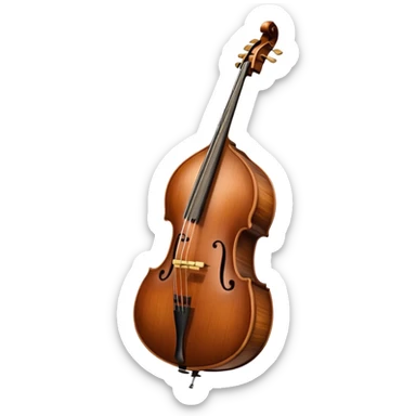 double bass sticker