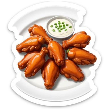 Buffalo wings  sticker