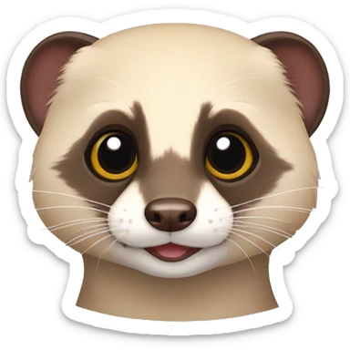 sable ferret sticker
