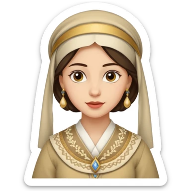 jewish women young ancient Judea sticker