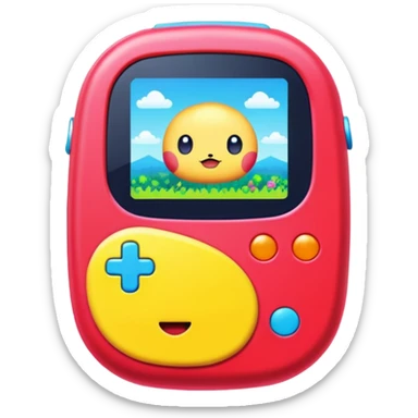 Tamagotchi from the Turning Red movie sticker