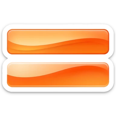 elegant horizontal banner using HEX code #FF6A00 as the color sticker