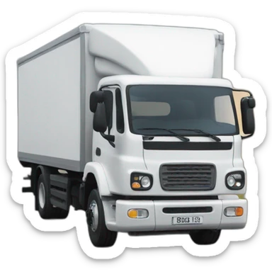 cute articulated lorry sticker