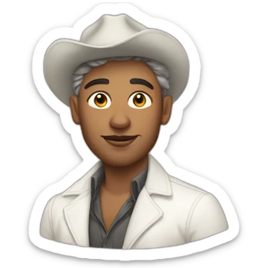 Queer Parisian Man sticker