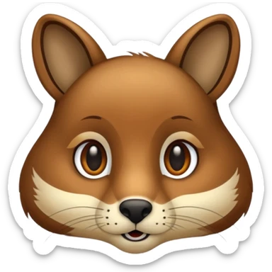 Danish doe wisk sticker