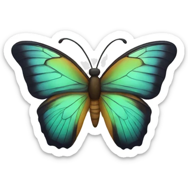 Butterfly sticker