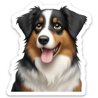Australian Shepard love  sticker