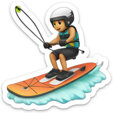 Wakeboard sticker
