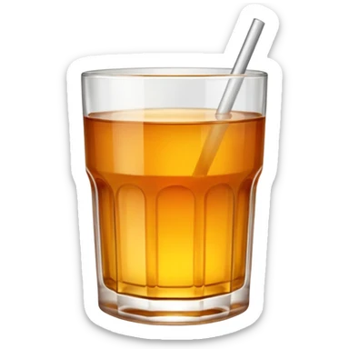 Apple juice sticker