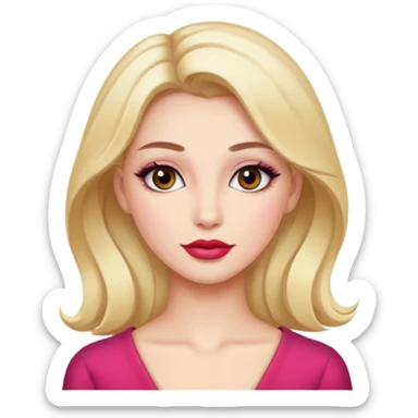 Clean girl coquette sticker