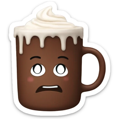 hot chocolate sticker
