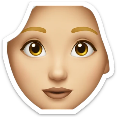 blonde au yeux bleux qui m'envoie un bisou sticker