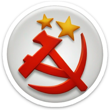 communist logo sticker