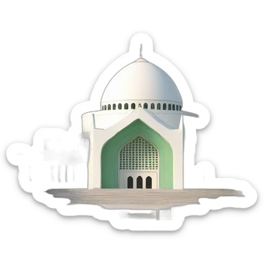 Faisal Mosque in islamabad pakistan sticker