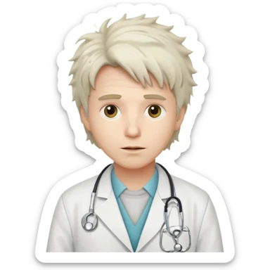 weird doctor sticker