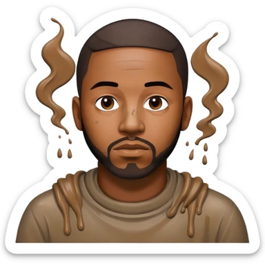 Kendrick lamar spraying mud on drake sticker