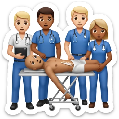 work place accident sticker