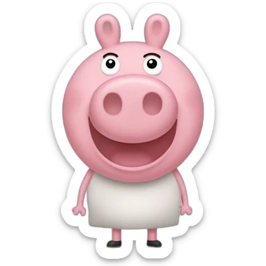 big peppa pig sticker