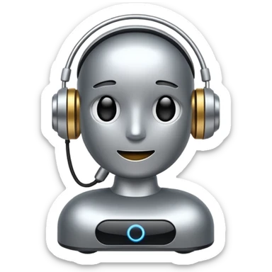 Voice assistant sticker
