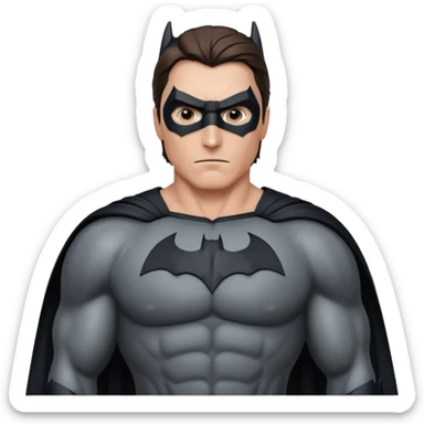 christian bale batman standing sticker