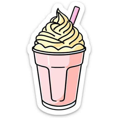milkshake sticker