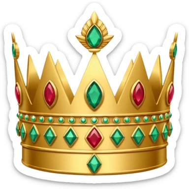Cleopatra's crown sticker