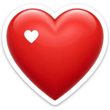 Corazón Creciente con una venda al rededor como el corazón vendado, pero con el corazón creciente sticker