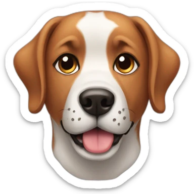 a dog saying gg sticker