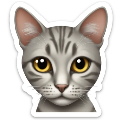 Classy feral cat sticker