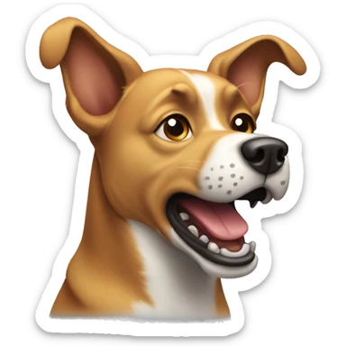 Barking dog  sticker