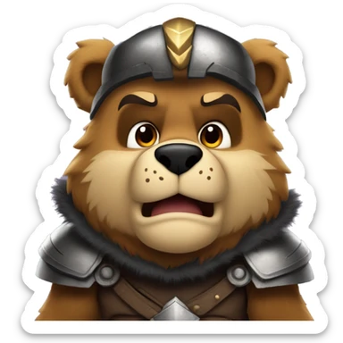 Bruno Bearfang: The Enraged Protector

Baby Bear Disney Villain: The Enraged Protector A territorial-fierce, loyal villain with a powerful roar, The Enraged Protector guards his domain, dressed in armor of bear fur and claws sticker