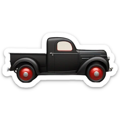 Farther Vader 1951 Jowett Bradford pickup hot rod concept  sticker