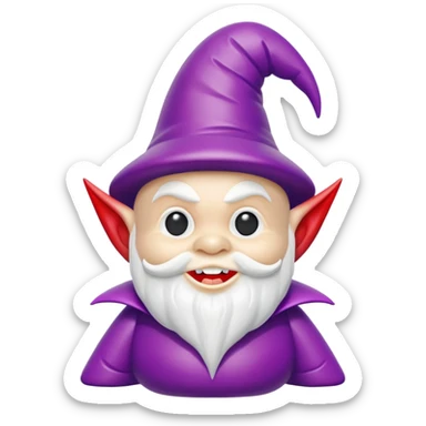   jeff koons halloween vampire gnome inflatable sticker