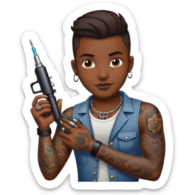 Tattoo artist sticker
