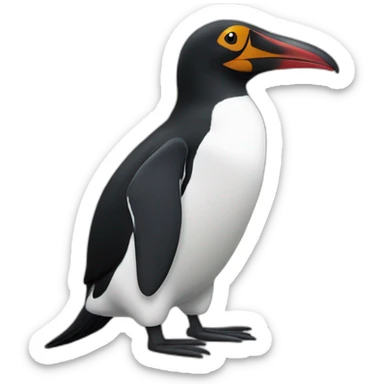 Madagascar pingouin  sticker
