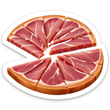 fette di prosciutto crudo di parma (Parma Ham) sticker
