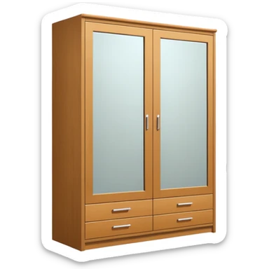 wardrobe modern closed mirror door sticker