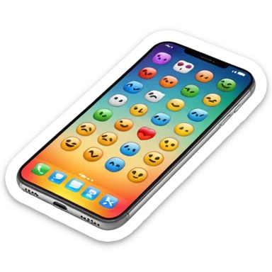 basic emoji's iphone  sticker
