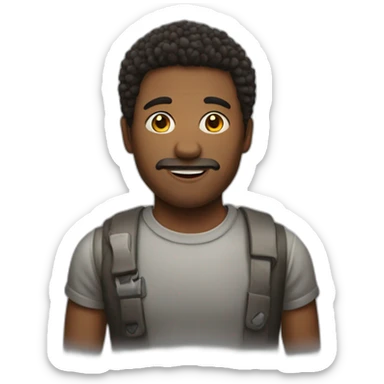 man who lives in his mom's basement sticker