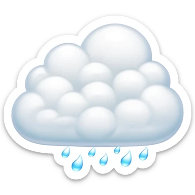 dreamy puffy white cloud with a hint of shimmer, capturing essence of perfume cloud, transparent background sticker